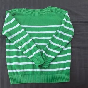 LOFT Vibrant Green Knit Sweater